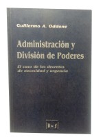 Administracin y Divisin de Poderes