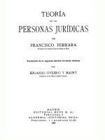 Teoria da Las Personas Juridicas