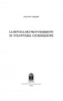 La Revoca Dei Provvedimenti di Volontaria Giurisdizione