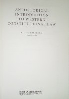 An Historical Introduction to Western Constitutional Law